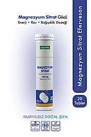 Magnezyum Sitrat Efervesan 200mg 20 Tablet