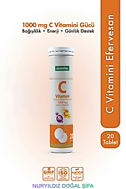 C Vitamini Çinko Efervesan 1000mg 20 Tablet