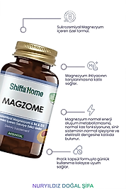 MAGZOME Sukrozomiyal Magnezyum & B6 & D3 Vitamini 30 KAPSÜL